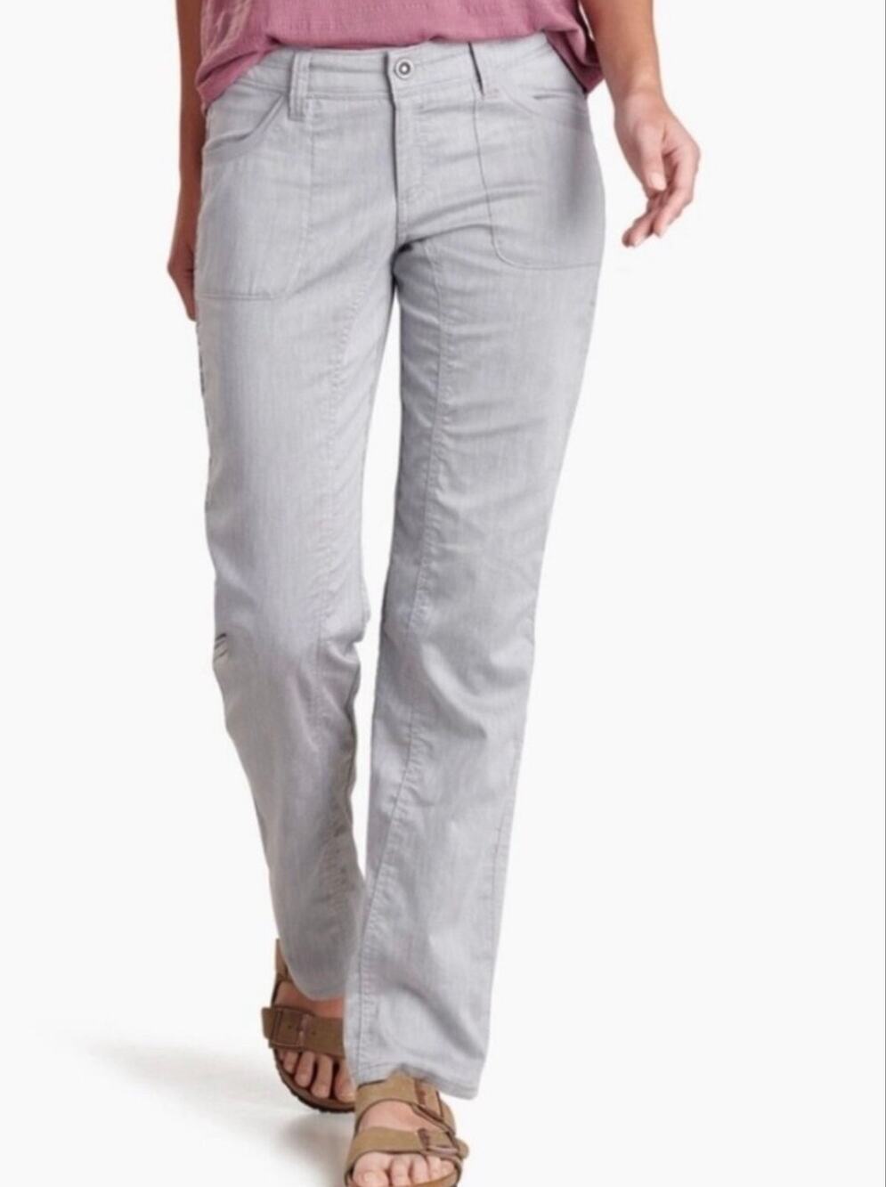 Kuhl Women’s Cabo Hiking Travel Pants Size 16 in Ash Gray 6272 *EUC
